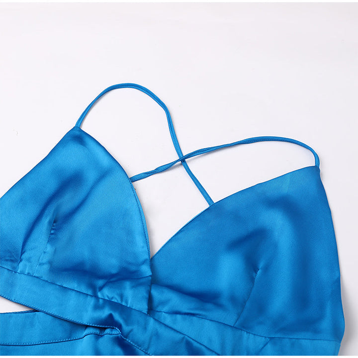Levoire | Satin Mat Sans Manche Robes