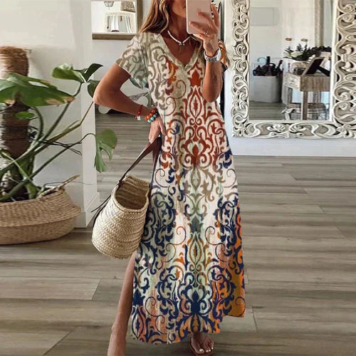 Levoire | Robe À Motifs Floraux Dans Une Couleur Fraîche