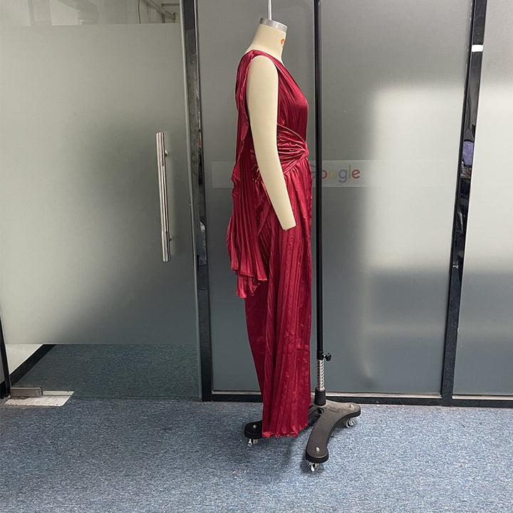 Levoire | Satinpuddings Plissé Lyskostakk Robes Longues