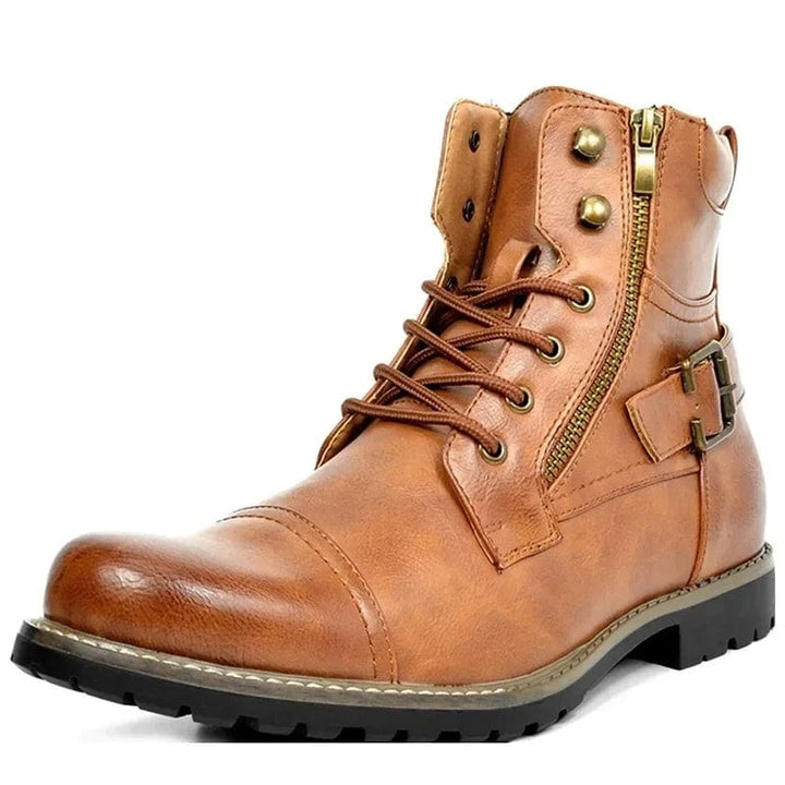 Levoire | Bottes En Cuir À Lacets Constable Cuivre brun