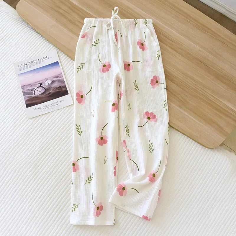 Levoire | Pantalons De Pyjama En Crepe De Coton 11