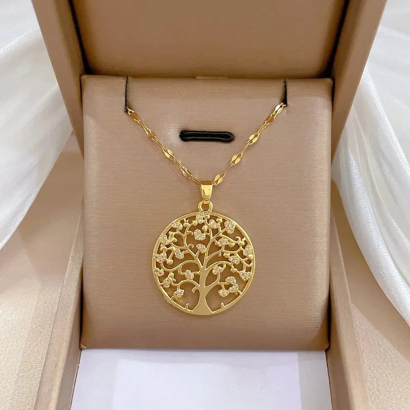 Levoire | Collier Arbre De Vie En Strass