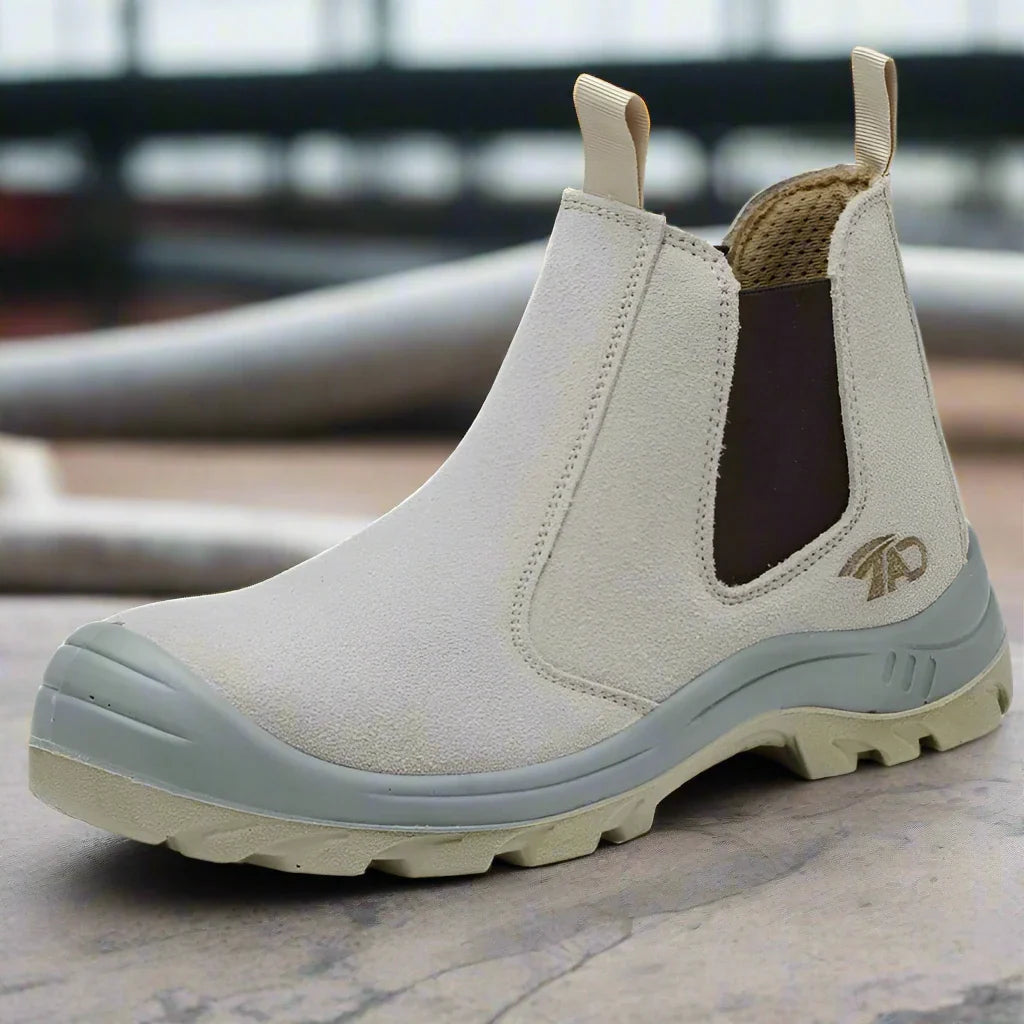 Levoire | Chaussures De Sécurité À Embout En Acier Confortables Pour Les Pieds Larges Gris