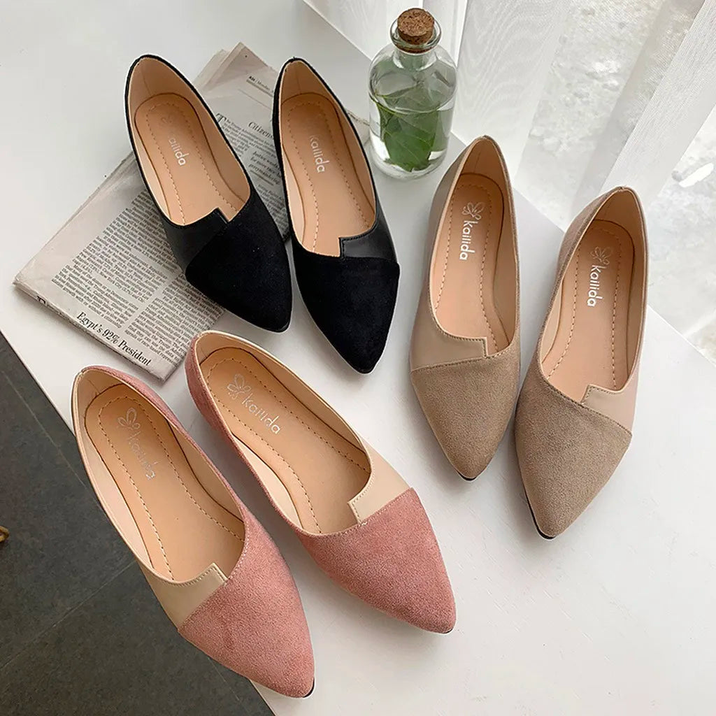 Levoire | Slip On Respirant Femmes Appartement Ballet Chaussures
