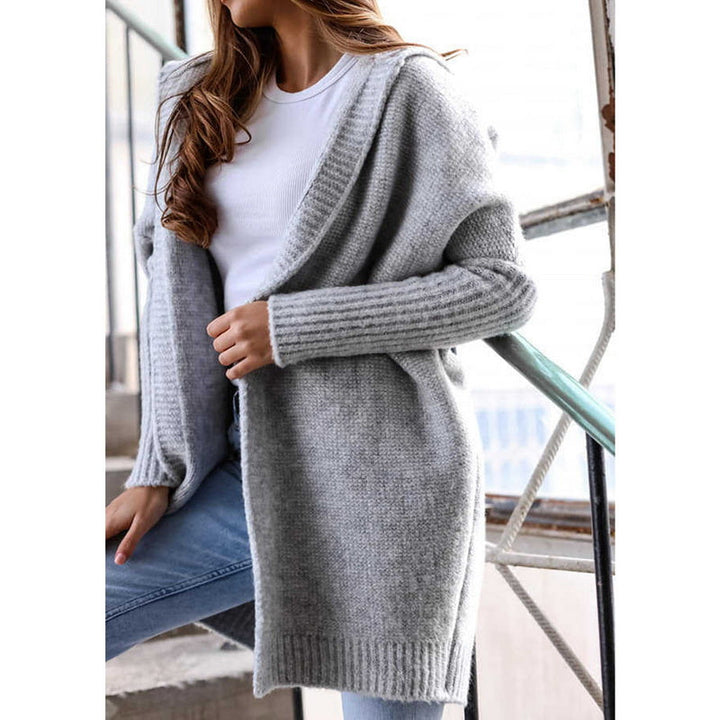 Levoire | Pull À Cardigan Confortable Et Chaud En Grande Taille Pour L'Automne Gris