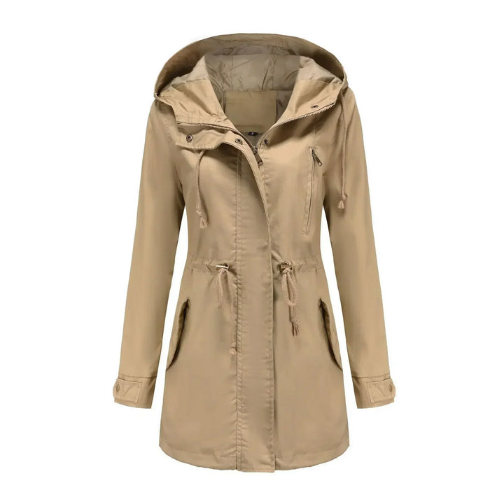 Levoire | Veste coupe-vent unie pour l'automne Abricot