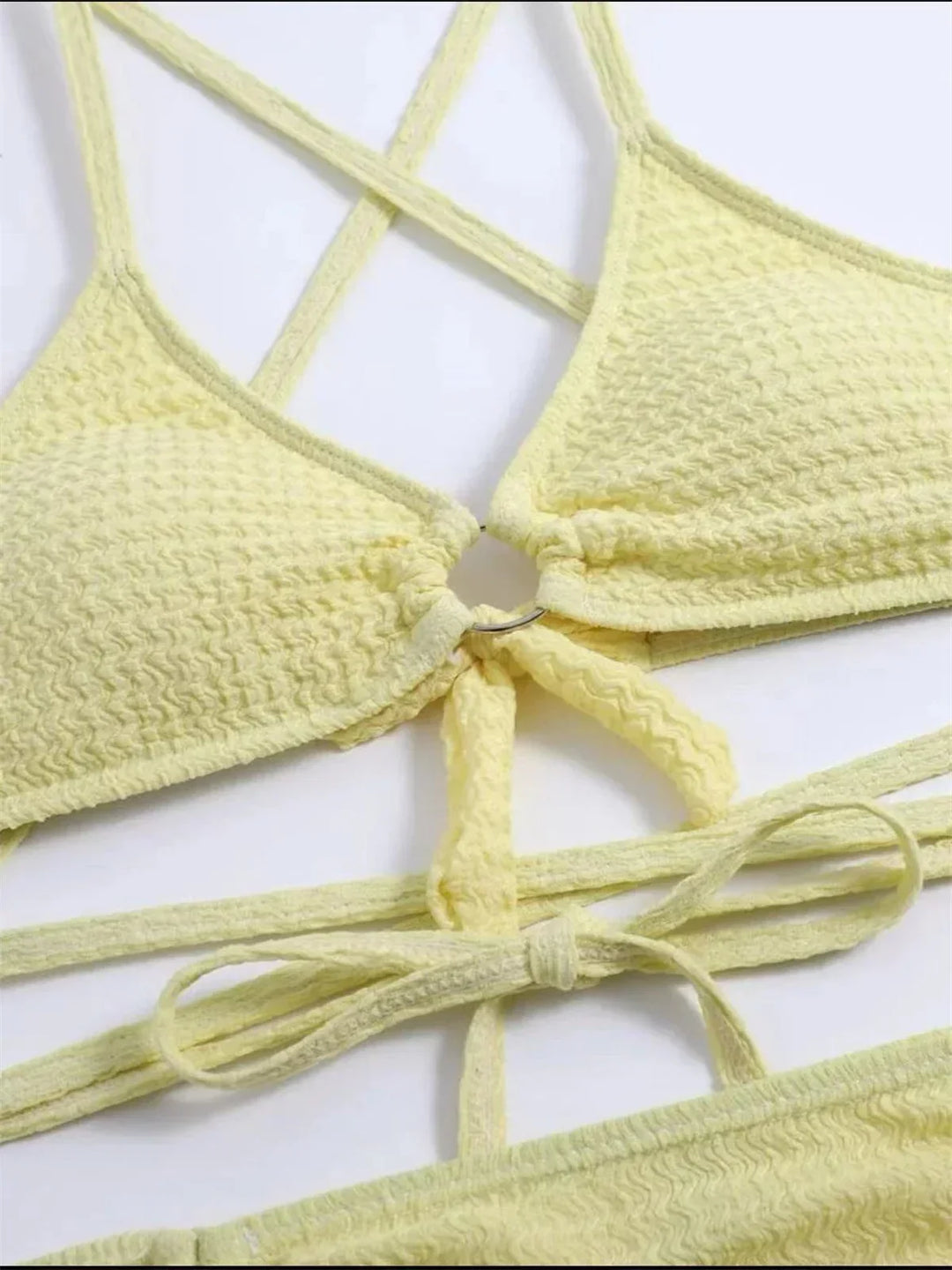 Levoire | Bikini Et Short À Volants Ensemble 3 Pièces