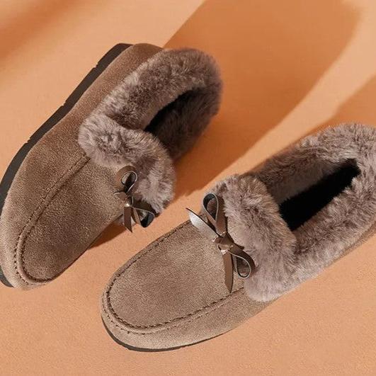 Levoire | Chaussures en cuir à semelle plate antidérapante chaude