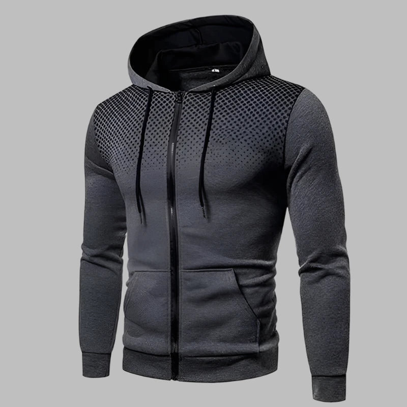Levoire | Sweat À Capuche Sportif Pour Hommes Avec Fermeture Éclair Pour L'Entraînement
