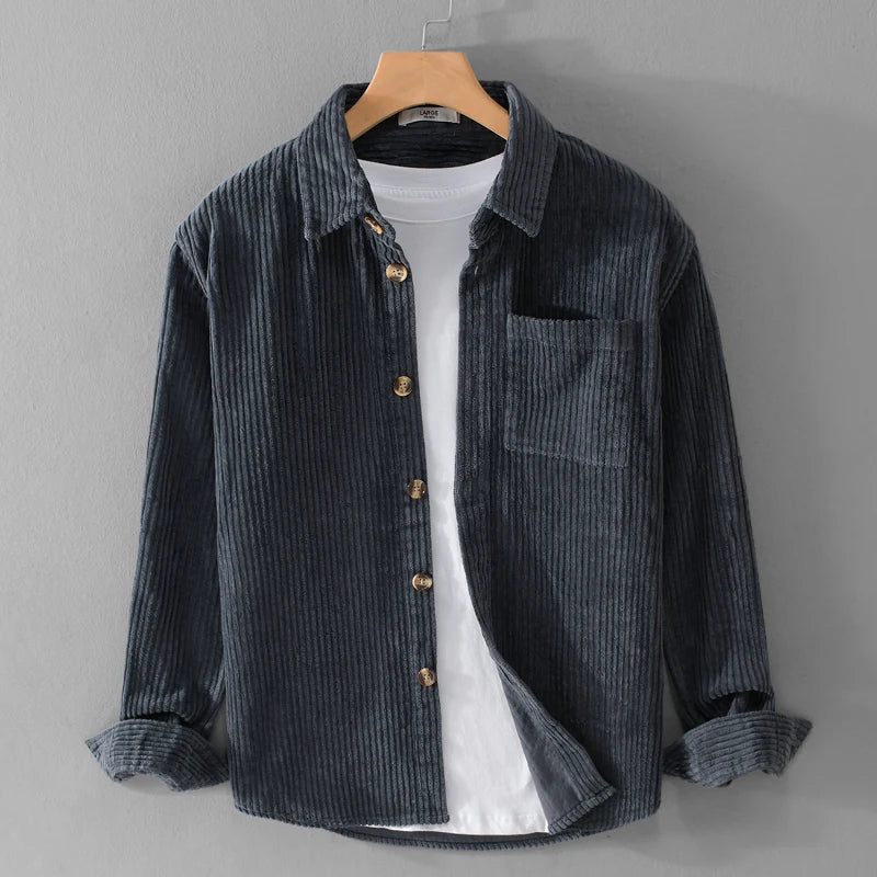 Levoire | Chemise Gris Bleu