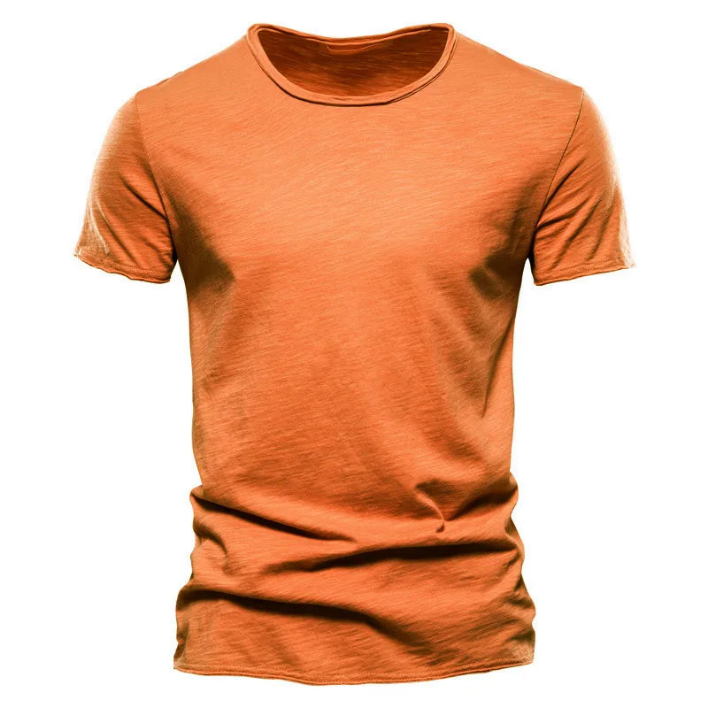 Levoire | Chemise en coton décontractée Mandarine
