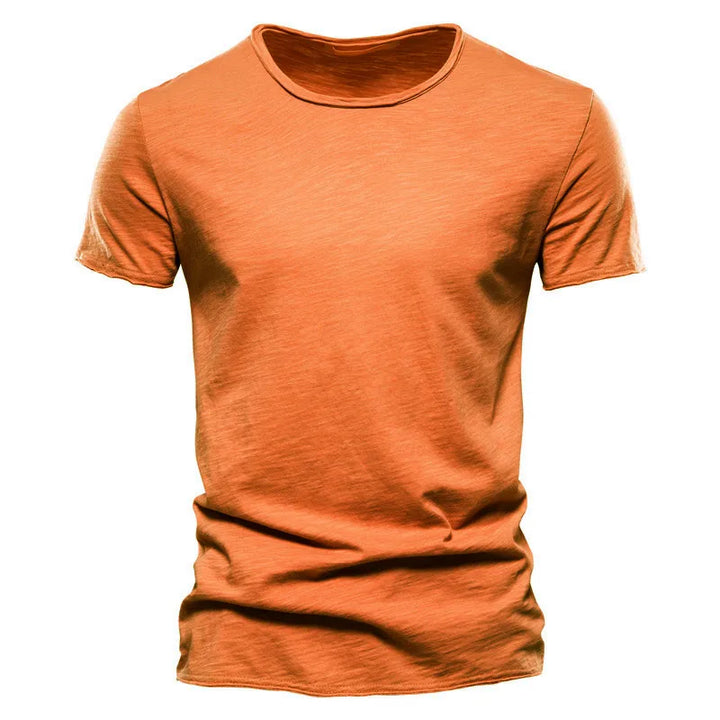 Levoire | Chemise en coton décontractée Mandarine