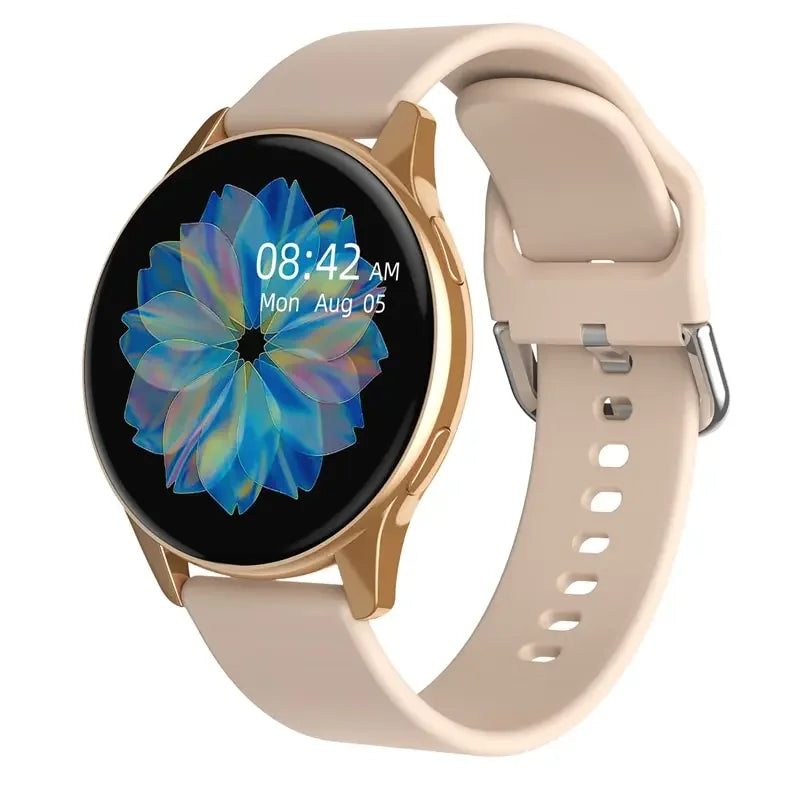 Levoire | Montre Femme Bluetooth Fréquence Cardiaque Beige