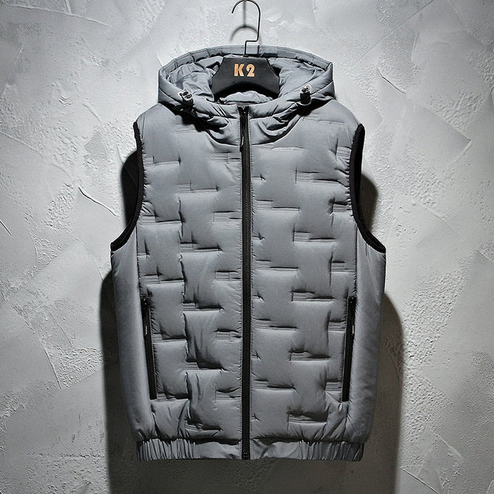 Levoire | Gilet à capuche avec Design Intemporel et Coupe-Vent pour Toutes les Saisons Gris