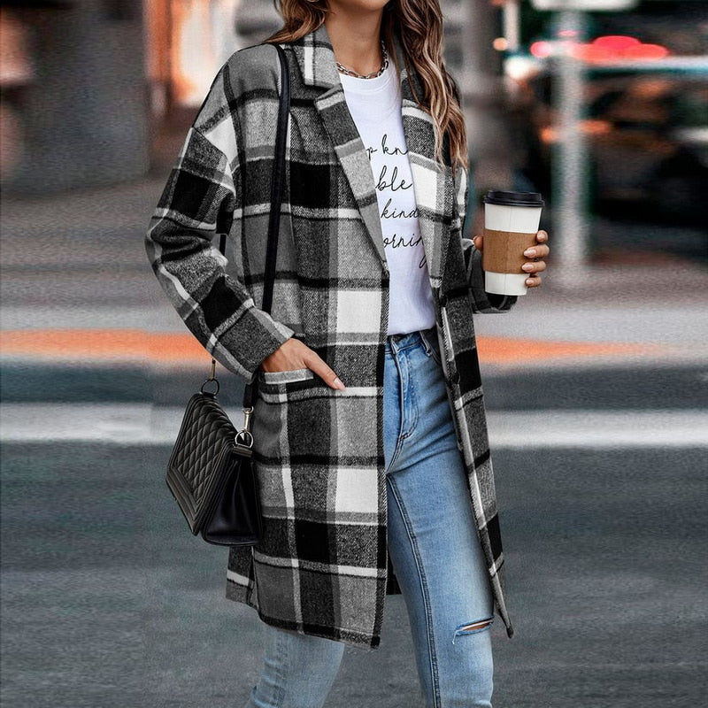 Levoire | Veste À Motifs Pour Femmes Noir