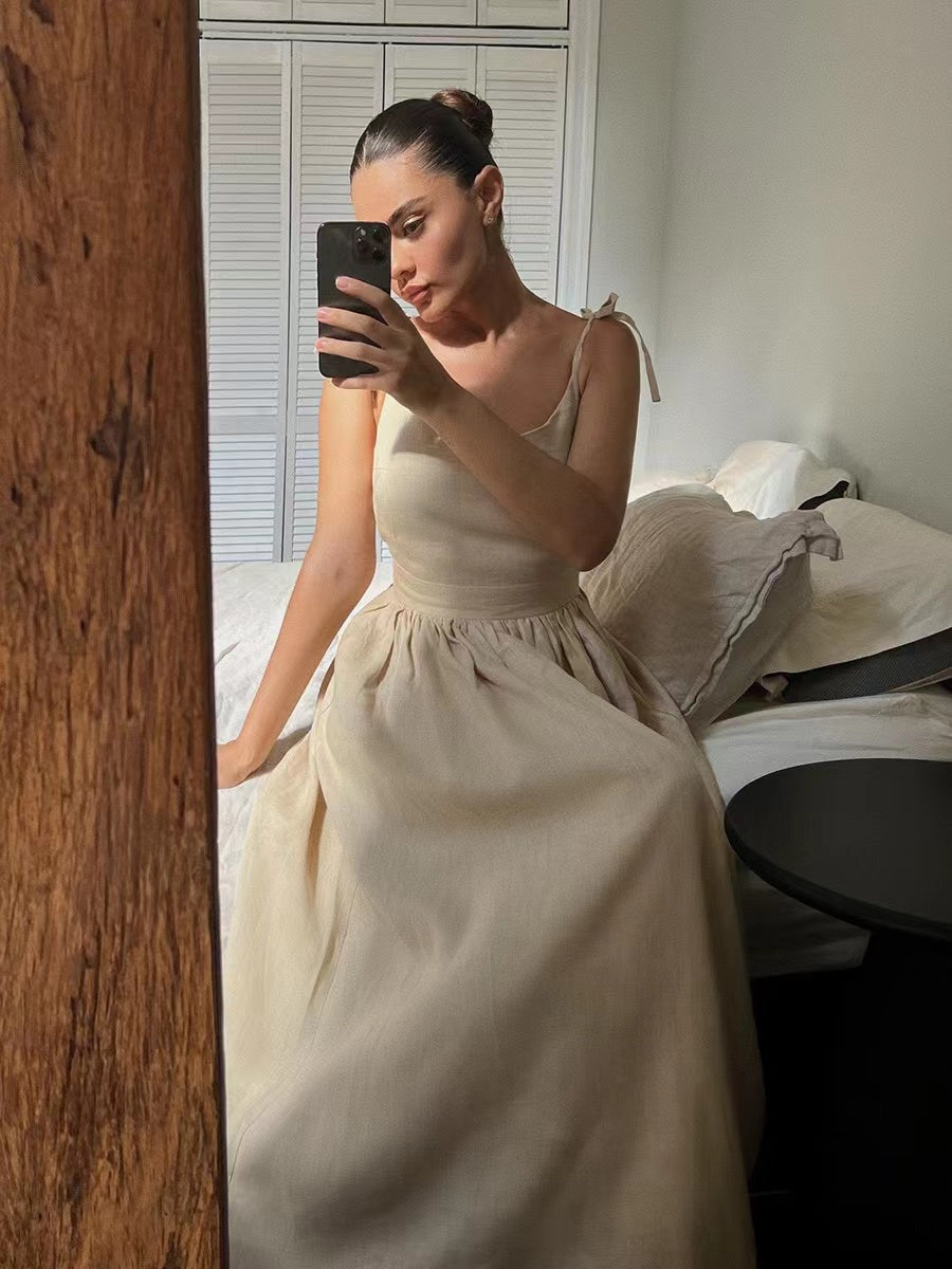 Levoire | Robe D'Été Respirante En Lin Pour Femmes