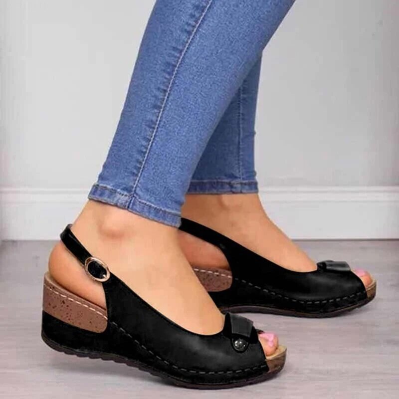 Levoire | Sandales ergonomiques estivales Noir