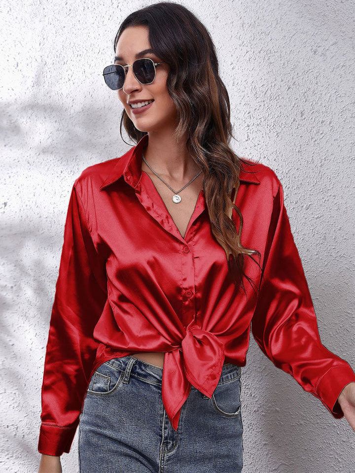 Levoire | Chemise À Manches Longues Loose Fit Avec Boutonnière Vêtements Pour Dames