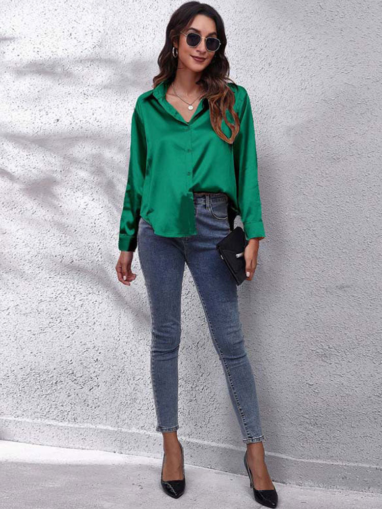 Levoire | Chemise À Manches Longues Loose Fit Avec Boutonnière Vêtements Pour Dames