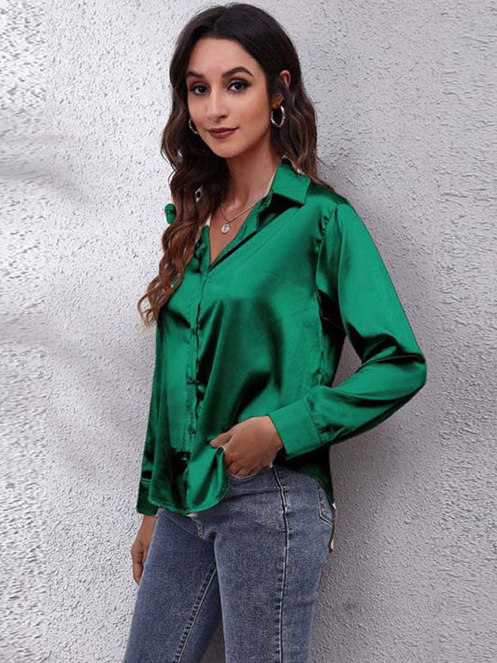 Levoire | Chemise À Manches Longues Loose Fit Avec Boutonnière Vêtements Pour Dames