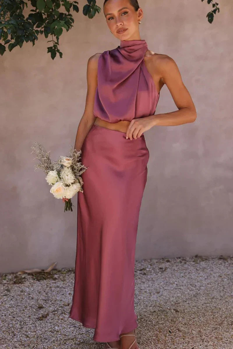 Levoire | Ensemble Élégant Deux Pièces Rosa