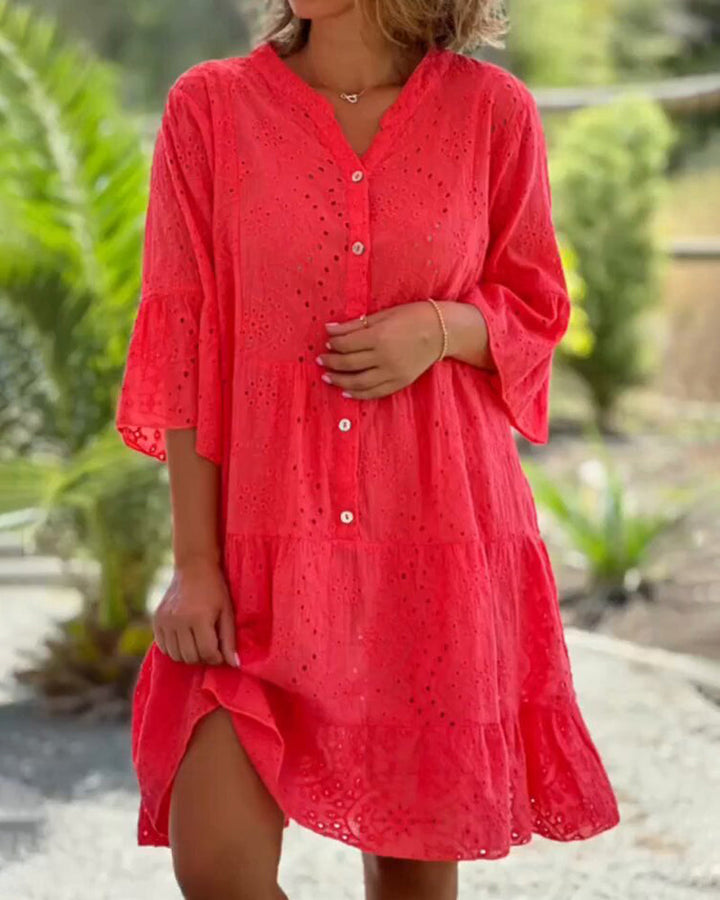 Levoire | Robe D'Été Fluide En Mélange De Coton
