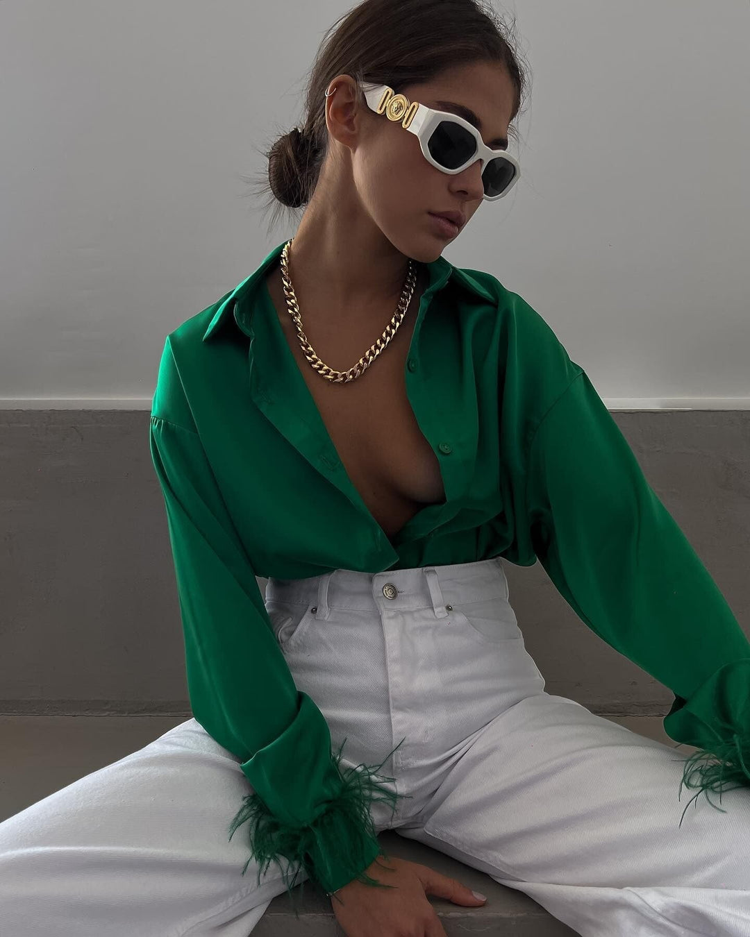 Levoire | Blouse Parfaite Pour Femmes Vert S