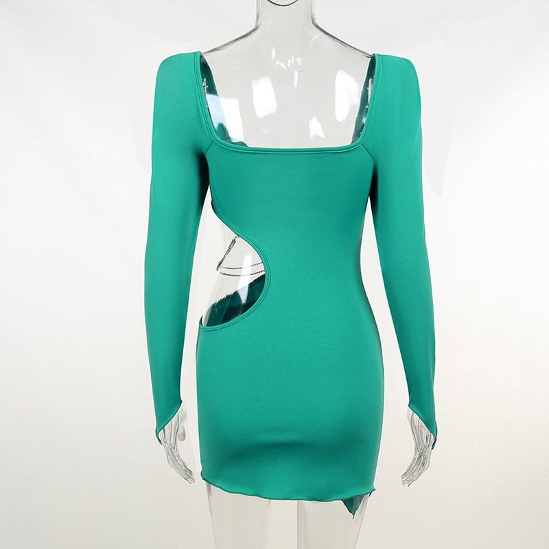 Levoire | Robe Mini Hult À Manches Longues Taille Chaîne