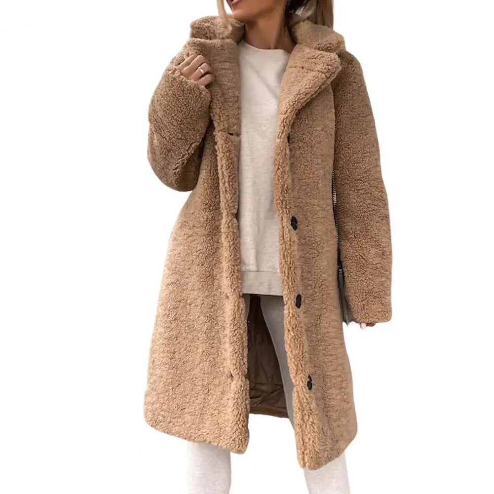 Levoire | Manteau en peluche Kaki