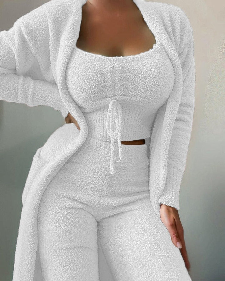 Levoire | Fleece Ensemble Heim Blanc