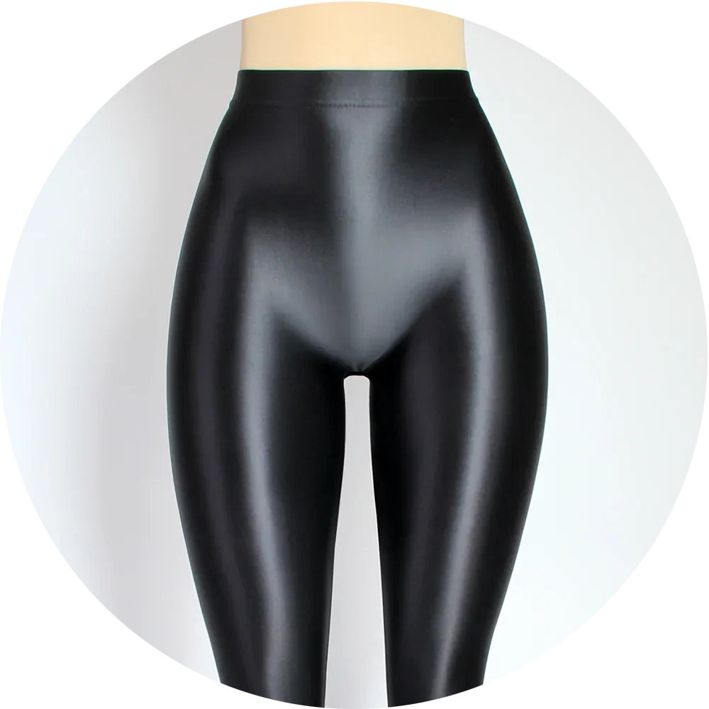 Levoire | Collants Satin Brillant noir