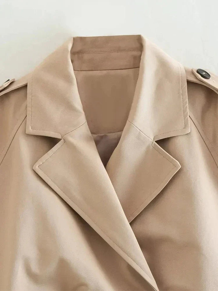 Levoire | Veste Trench Crop Pour Femmes Pour Chaque Occasion