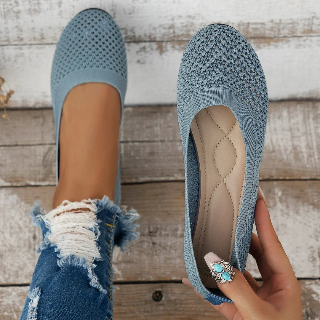 Levoire | Baskets Femme À Bout Rond Bleu Ciel