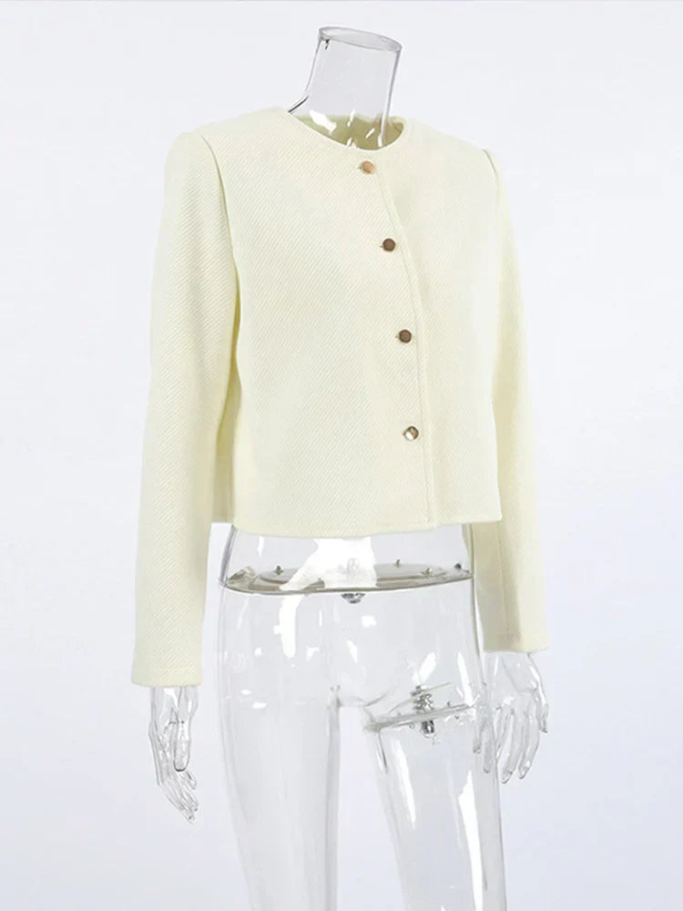 Levoire | Blouson Cropped À Un Rang