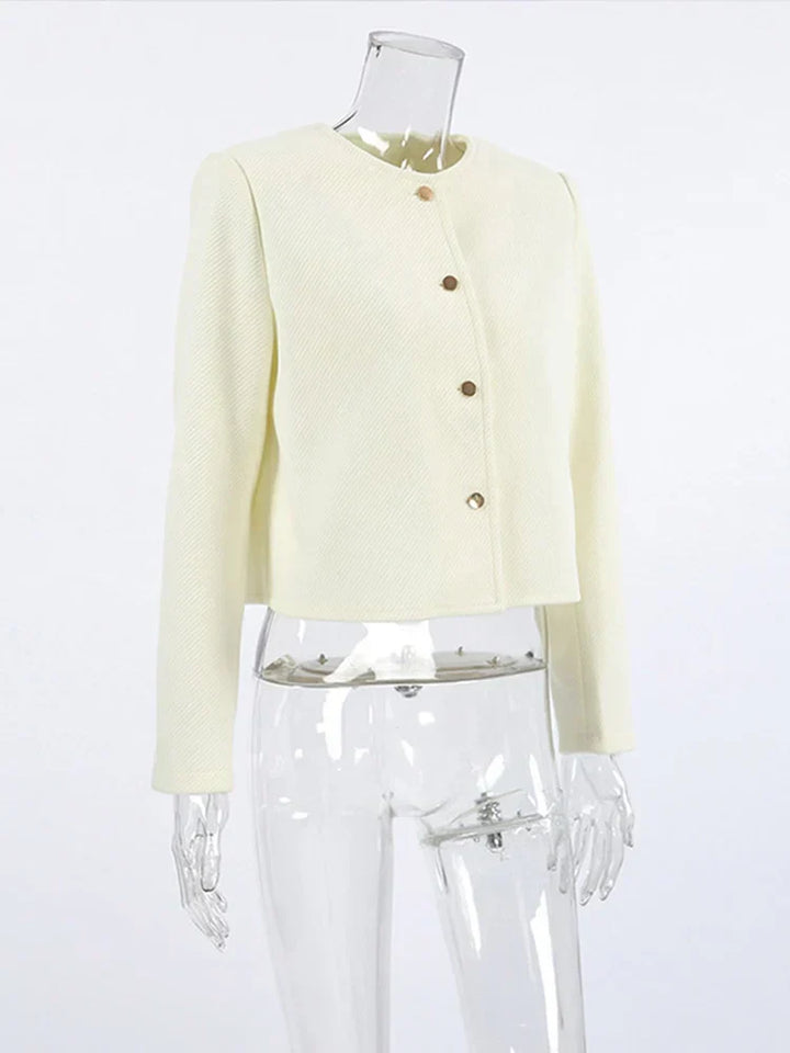 Levoire | Blouson Cropped À Un Rang