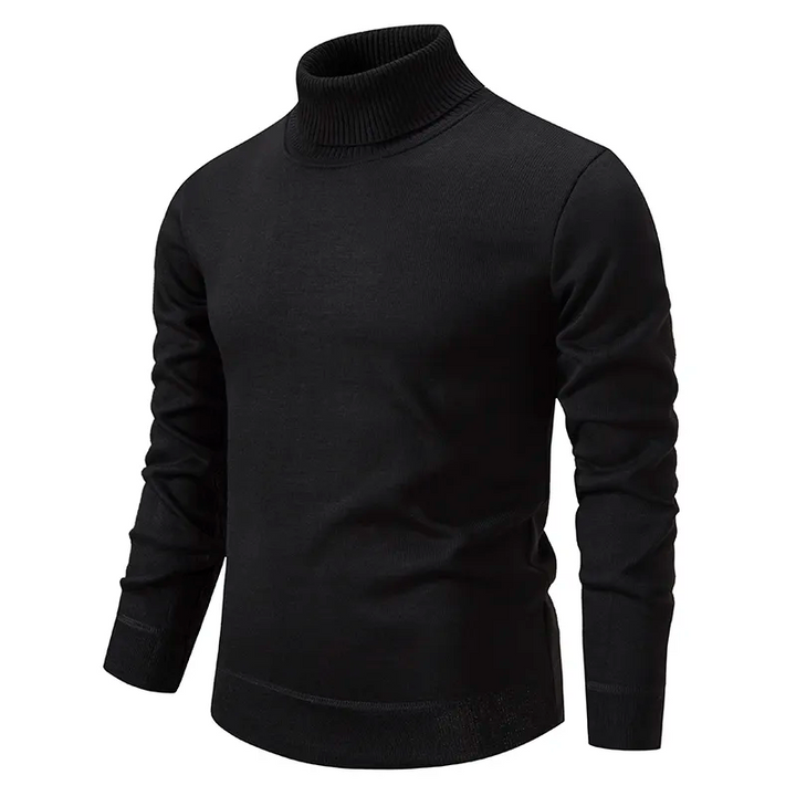 Levoire | Chemise À Col Doux Pour Hommes Noir