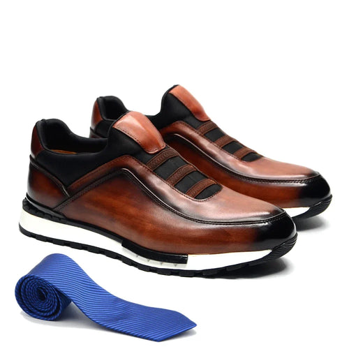 Levoire | Baskets Pour Hommes Cuir De Vache Fait Main Confort Decontracte