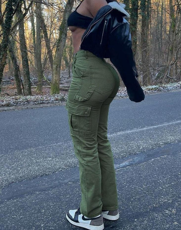 Levoire | Style De Rue Cargo-Jeans Avec Poches Utilitaires