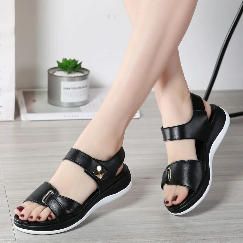 Levoire | Sandale Super Confortable Noir
