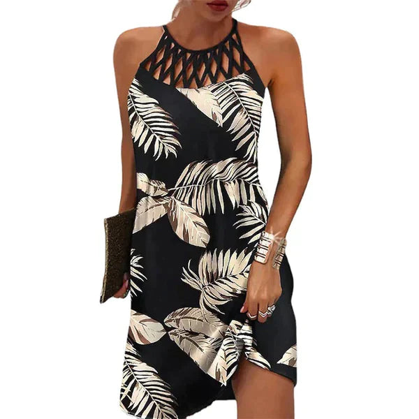 Levoire | Robe D'Été À Dos Nu Pour Femmes Blatt