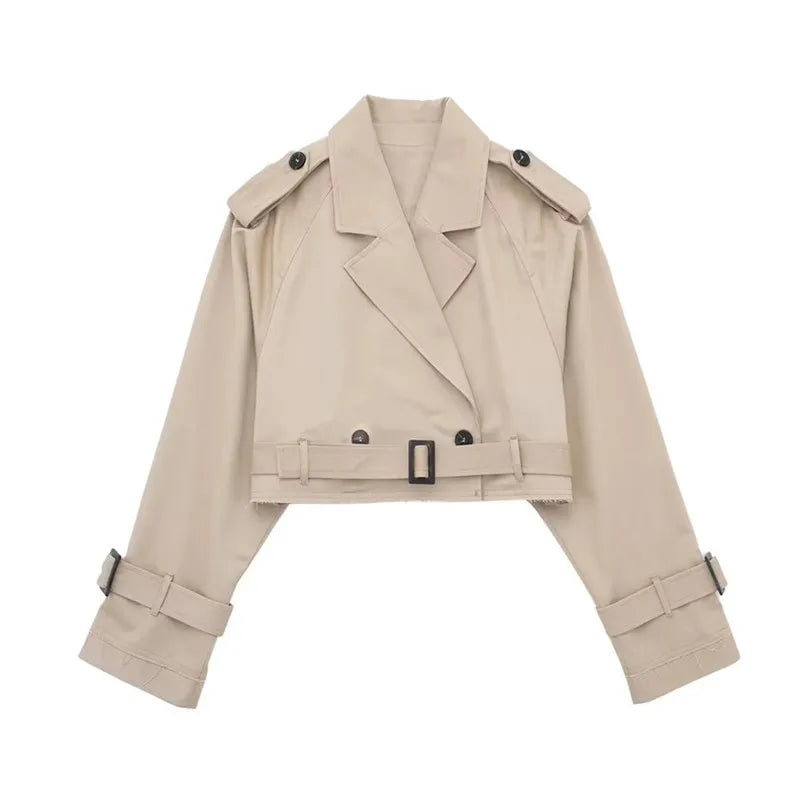 Levoire | Trench-Coat Gürtelter Khaki