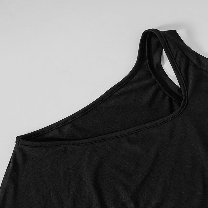 Levoire | Simple Épaule Sans Manches Mini Robe