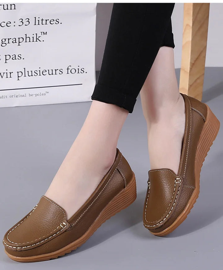 Levoire | Pantoufles En Cuir Pour Femmes