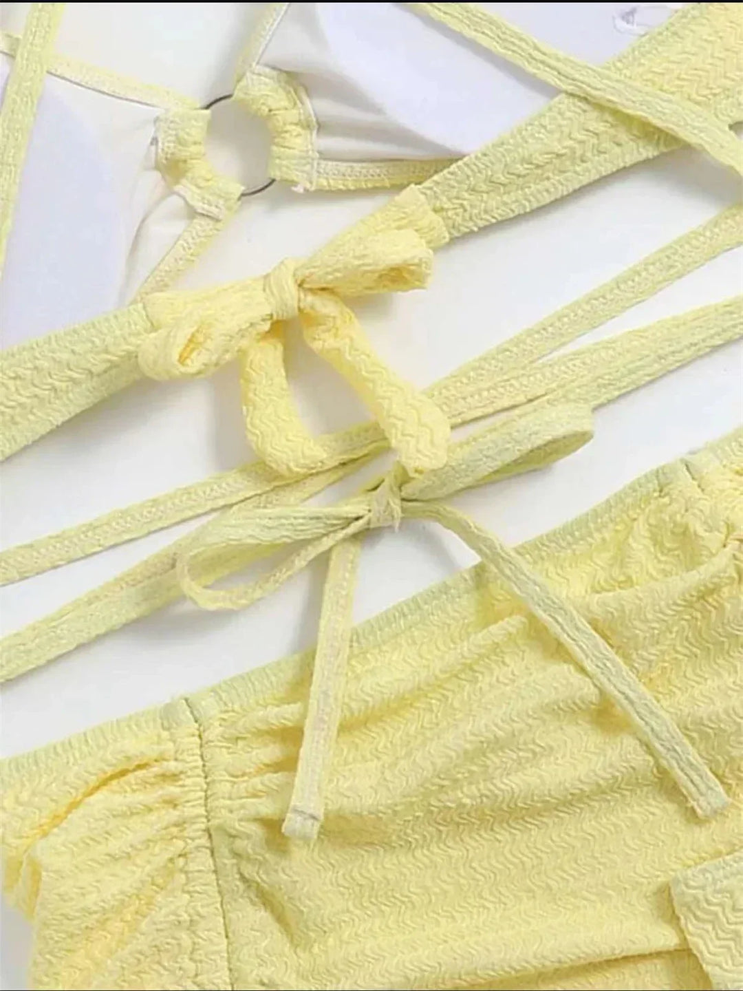 Levoire | Bikini Et Short À Volants Ensemble 3 Pièces