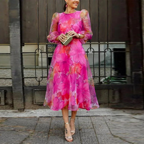 Levoire | Robe À Motif Floral En Couleur Claire
