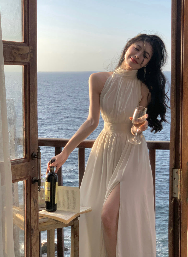 Levoire | Robe Midi En Chiffon Décolletée