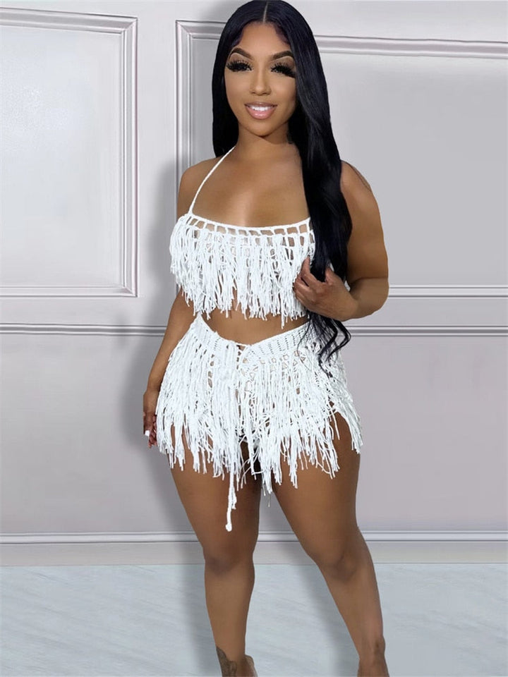 Levoire | Vêtements De Plage Crochet 2 Ensemble De Robe Deux Pièces