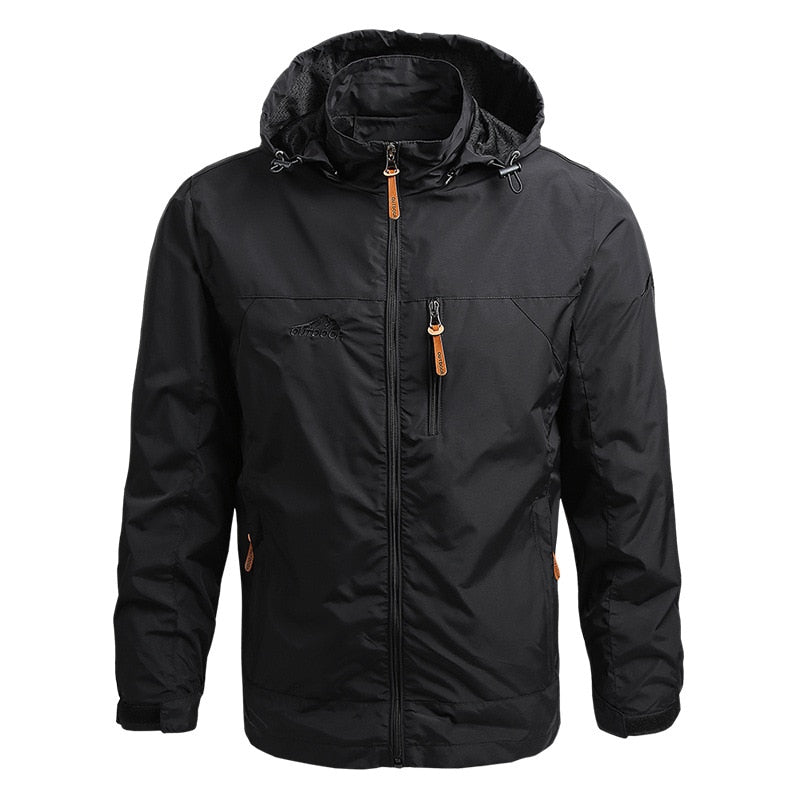 Levoire | Veste D'Extérieur Légère Avec Capuche Noir