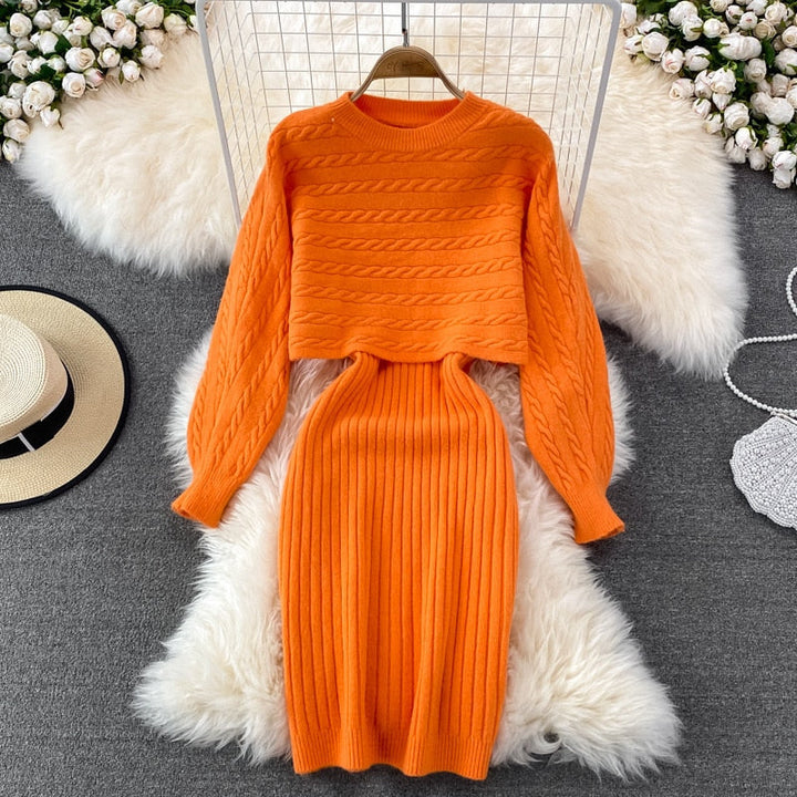 Levoire | Ensemble Confortable Élégant, Chaud & Stylé Orange