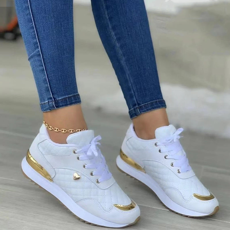 Levoire | Sneakers Femme Cœur Blanc